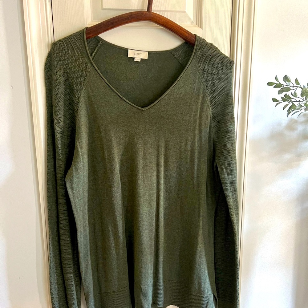 Loft Green Sweater